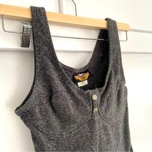 Harley Davidson bra-top bodysuit [Medium, heather charcoal]